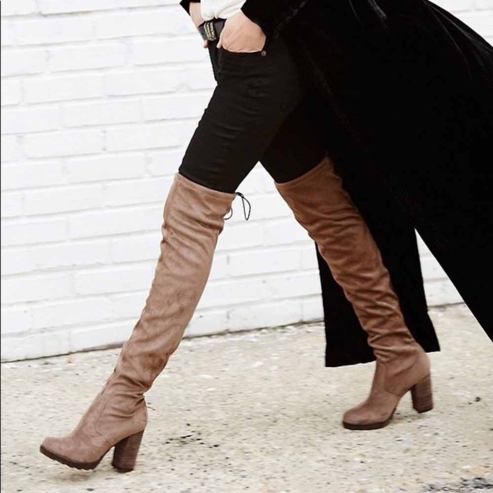 North Star Over the Knee Boot Taupe 41 Euro
